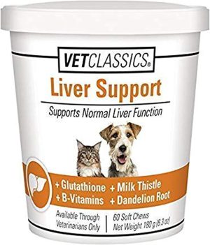Vet Classics Liver Support Pet Health Supplement for Dogs
