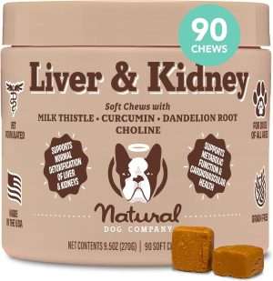 Natural Dog Company Stinky Liver & Kidney Supplement Chews